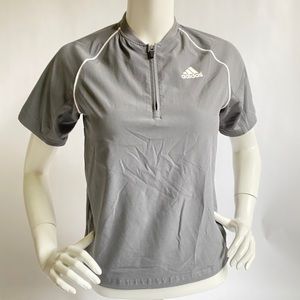 Adidas Grey Short Sleeve Lightweight Top Sz S